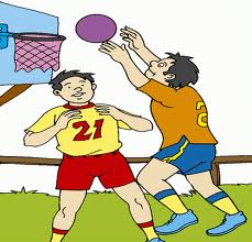 The boys were playing.