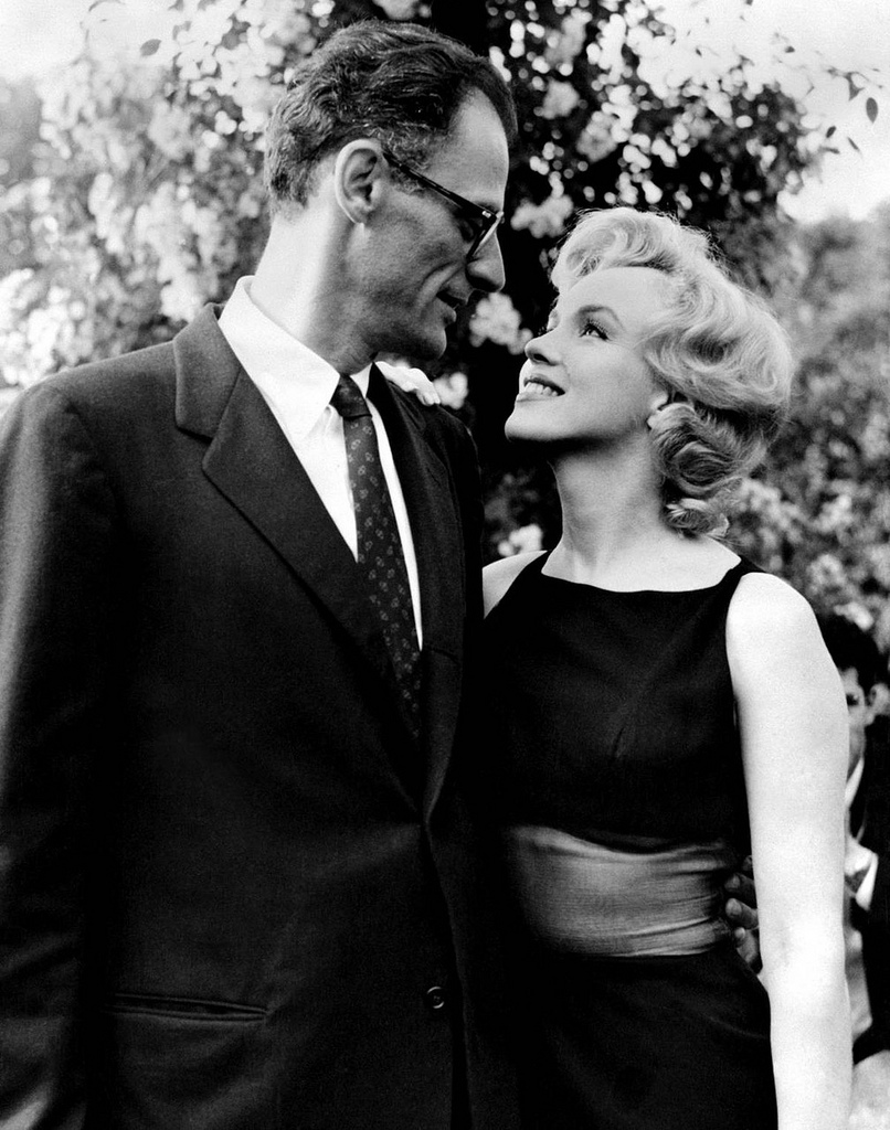 Arthur Miller with famous wife, Marilyn Monroe 