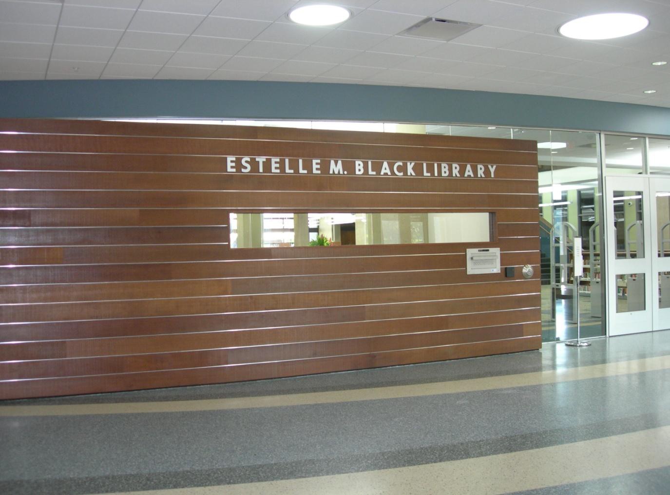 Estella M Black Library